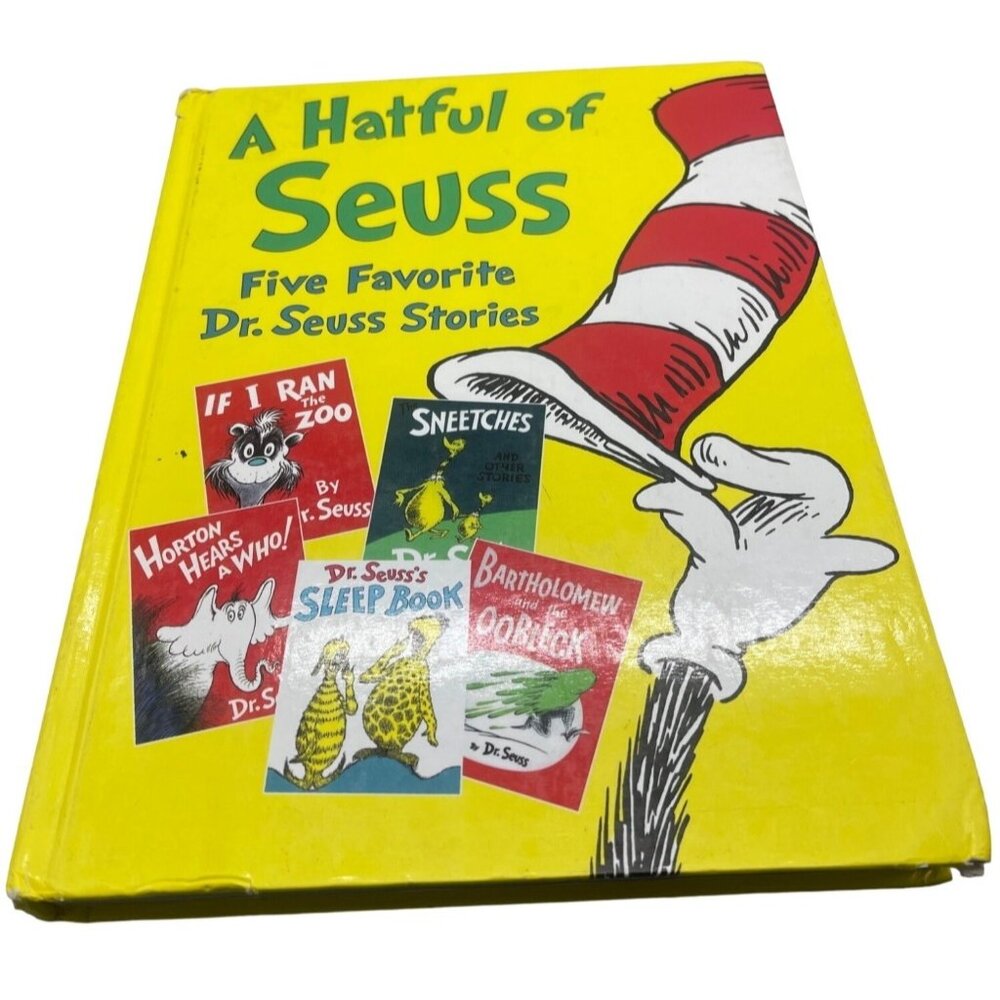 A hatful of Seuss book Dr. Seuss hardcover 1996 English five favorite READ